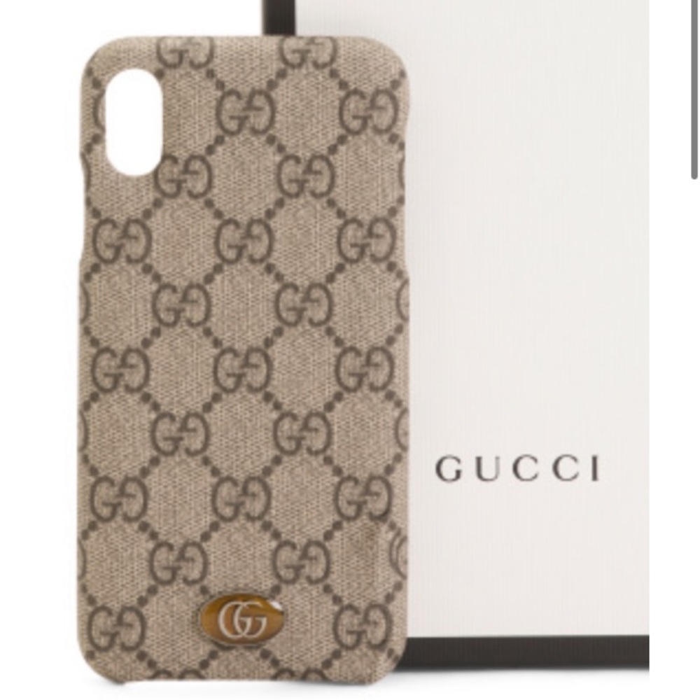 NWB GUCCI MONOGRAM SUPREME IPHONE CASE